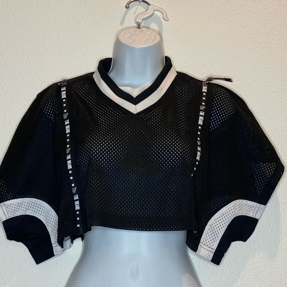 LF The Brand Women Black Crop Top Size Small